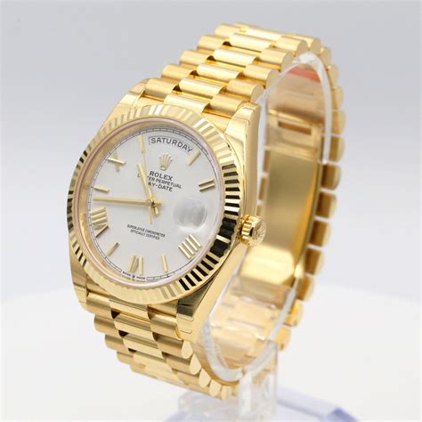 rolex watch men gold|rolex day date 40 yellow gold.